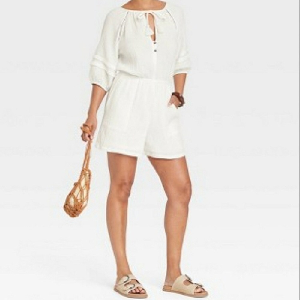Knox Rose White Romper 99